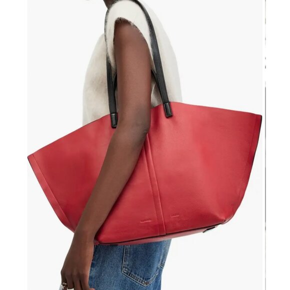 All Saints Phoenix Leather East/West Tote - Picture 11 of 12